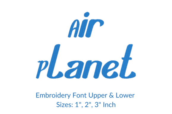 Air Planet Font Embroidery Design: A Designer’s Review for Boutique Apparel