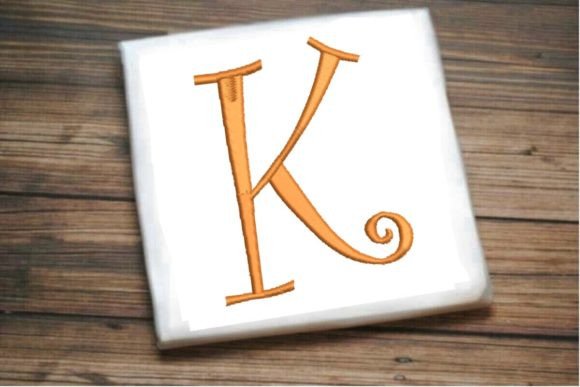 Beautiful Capital K Letter Monogram: A Designer’s Review for Boutique Sweatshirt Embellishment