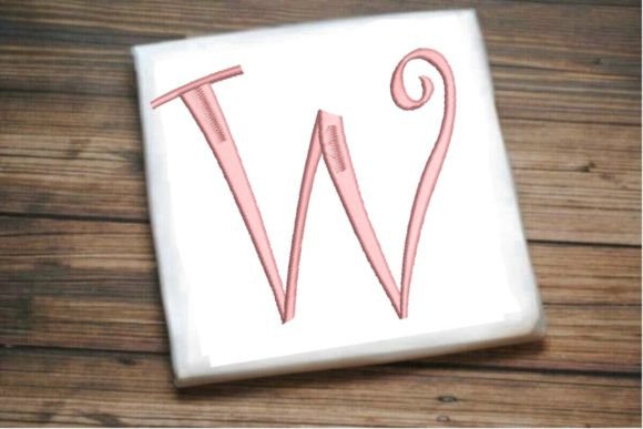 Beautiful Capital W Letter Monogram: A Craft Fair Designer’s Review