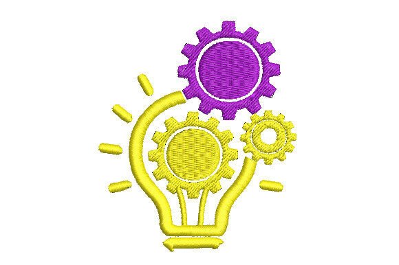 Cog, Light Bulb of Wisdom Embroidery Review