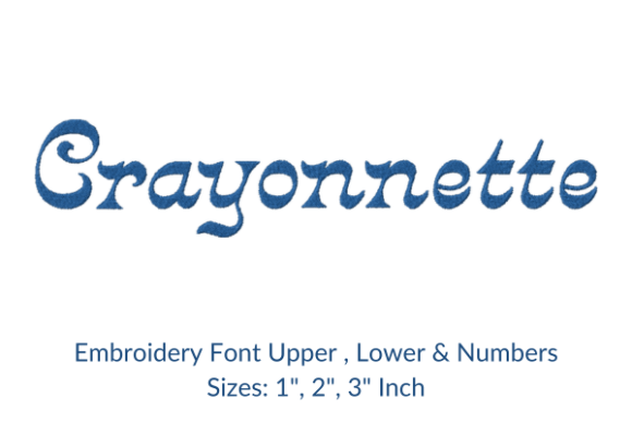 Crayonnette Fonts: A Seller’s Embroidery Review