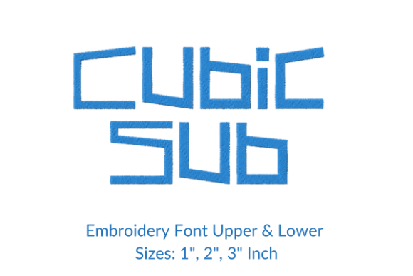 Cubic Sub Font: A Seasonal Embroidery Designer’s Review
