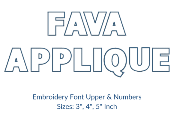 Fava Applique Font: A Holiday Embroidery Review