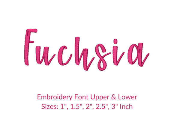 Fuchsia Font Embroidery Design Review