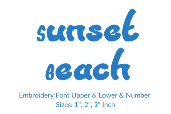 h1Sunset Beach Font Embroidery Design Review for Real Projects/h1