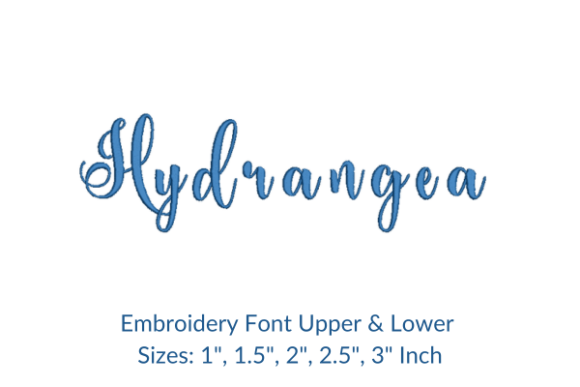 Hydrangea Font: A Designer’s Take for Boutique Apparel