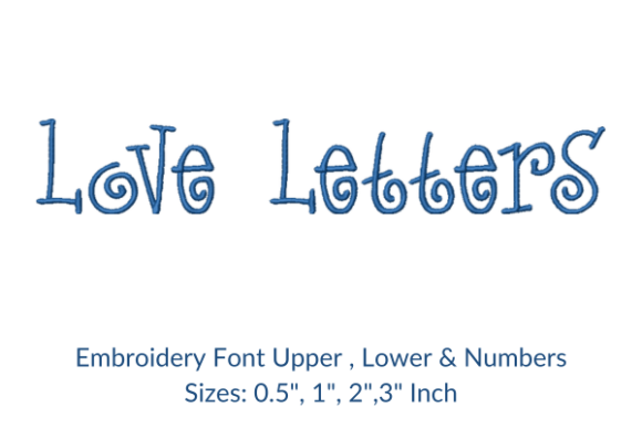 Love Letters Font Embroidery Design: A Designer’s Review for Personalized Gifts