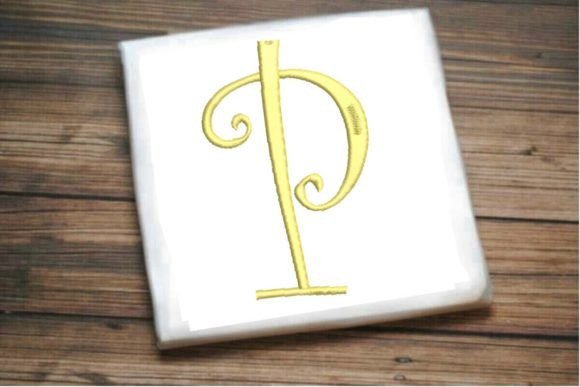 Review: Beautiful Capital P Letter Monogram for Personalized Embroidery