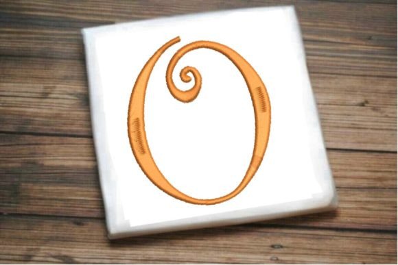 Reviewing the Beautiful Capital O Letter Monogram for Real Embroidery Projects
